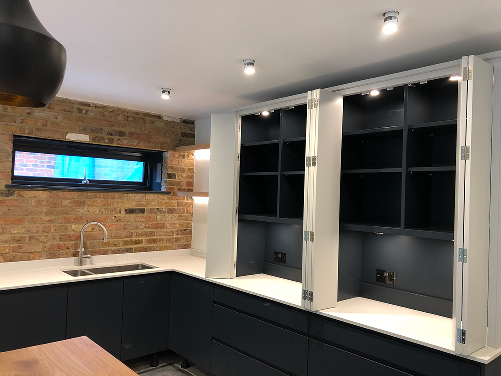 Specialist cabinet lighting by Craig Garner Electrical Ltd. Surrey