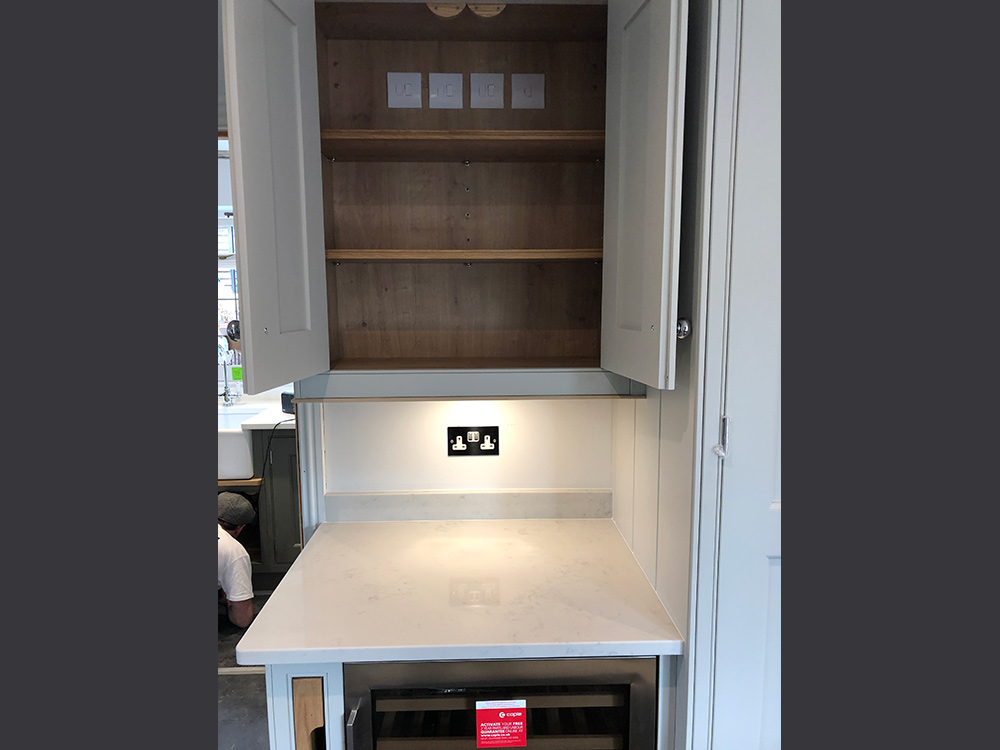 Specialist cabinet lighting by Craig Garner Electrical Ltd. Surrey