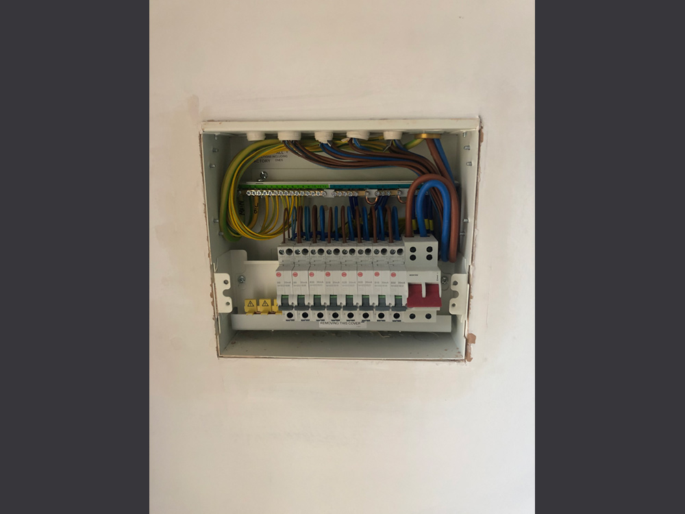 Electrical rewiring by Craig Garner Electrical Ltd. Surrey