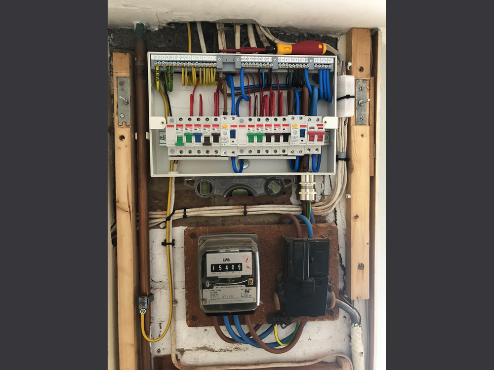 Electrical rewiring by Craig Garner Electrical Ltd. Surrey