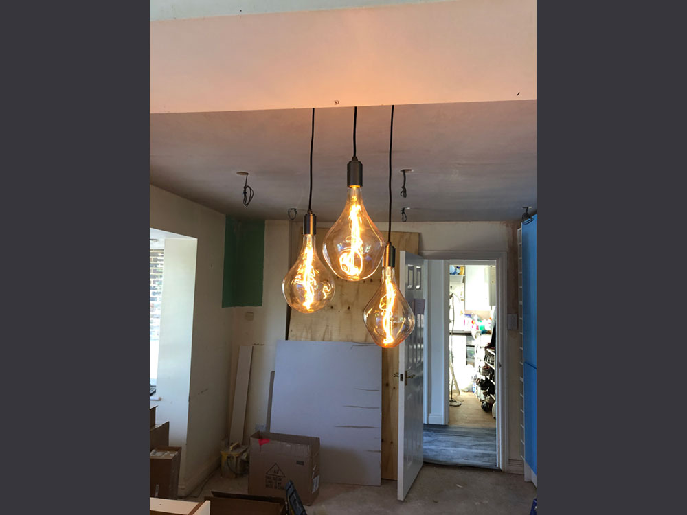 Extra light fittings by Craig Garner Electrical Ltd. Surrey