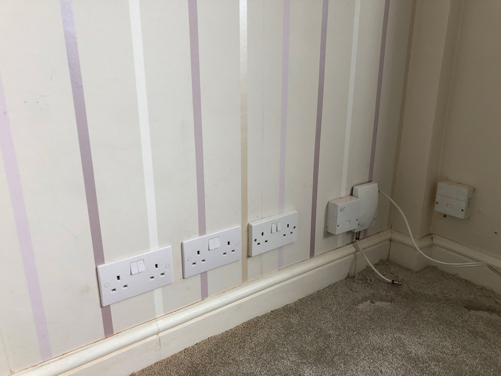 Extra socket outlets by Craig Garner Electrical Ltd. Surrey