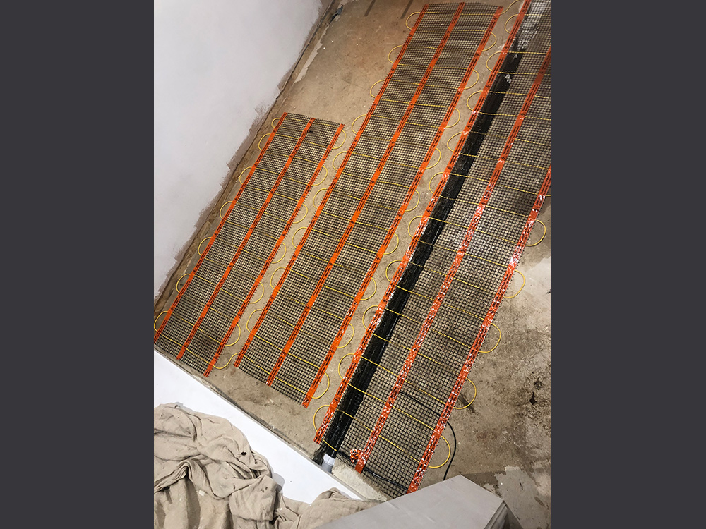 Electric underfloor heating by Craig Garner Electrical Ltd. Surrey