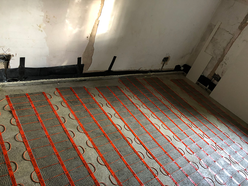 Electric underfloor heating by Craig Garner Electrical Ltd. Surrey