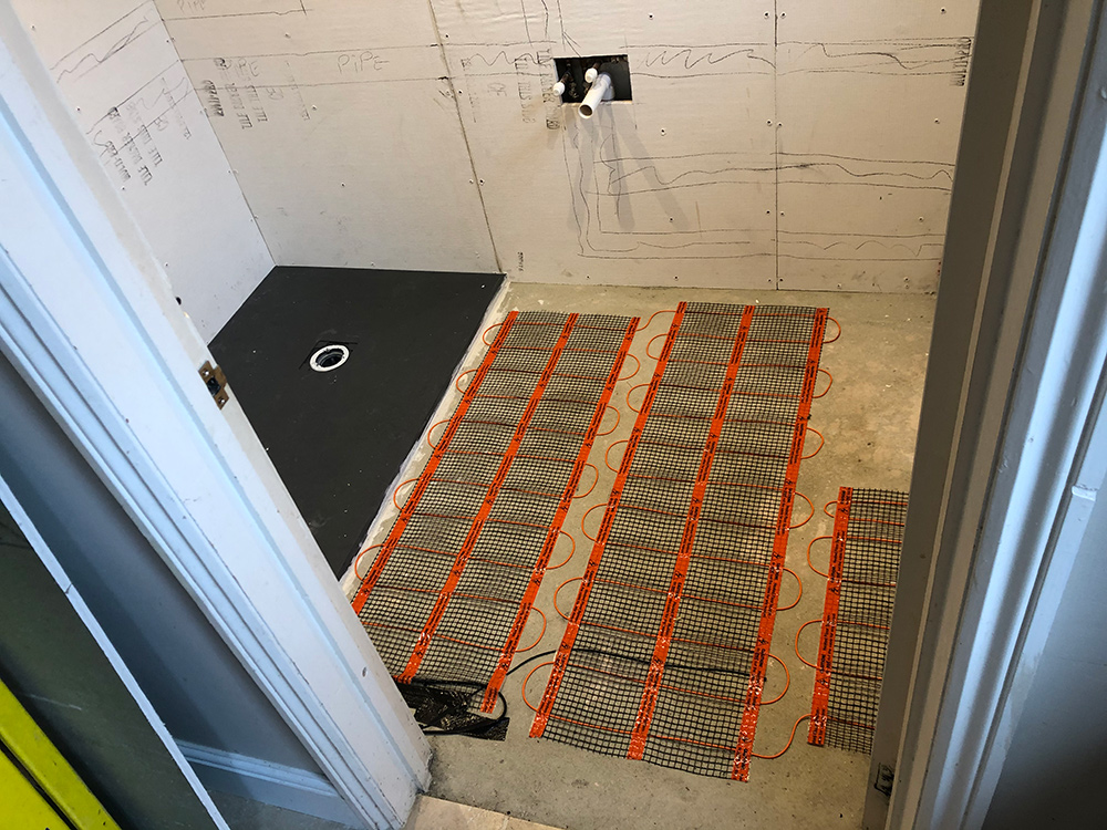 Electric underfloor heating by Craig Garner Electrical Ltd. Surrey