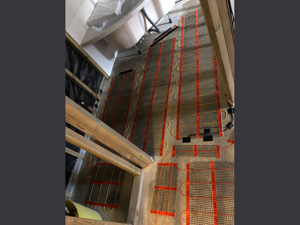 Electric underfloor heating by Craig Garner Electrical Ltd. Surrey