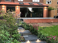 Garden and exterior lighting by Craig Garner Electrical Ltd. Surrey