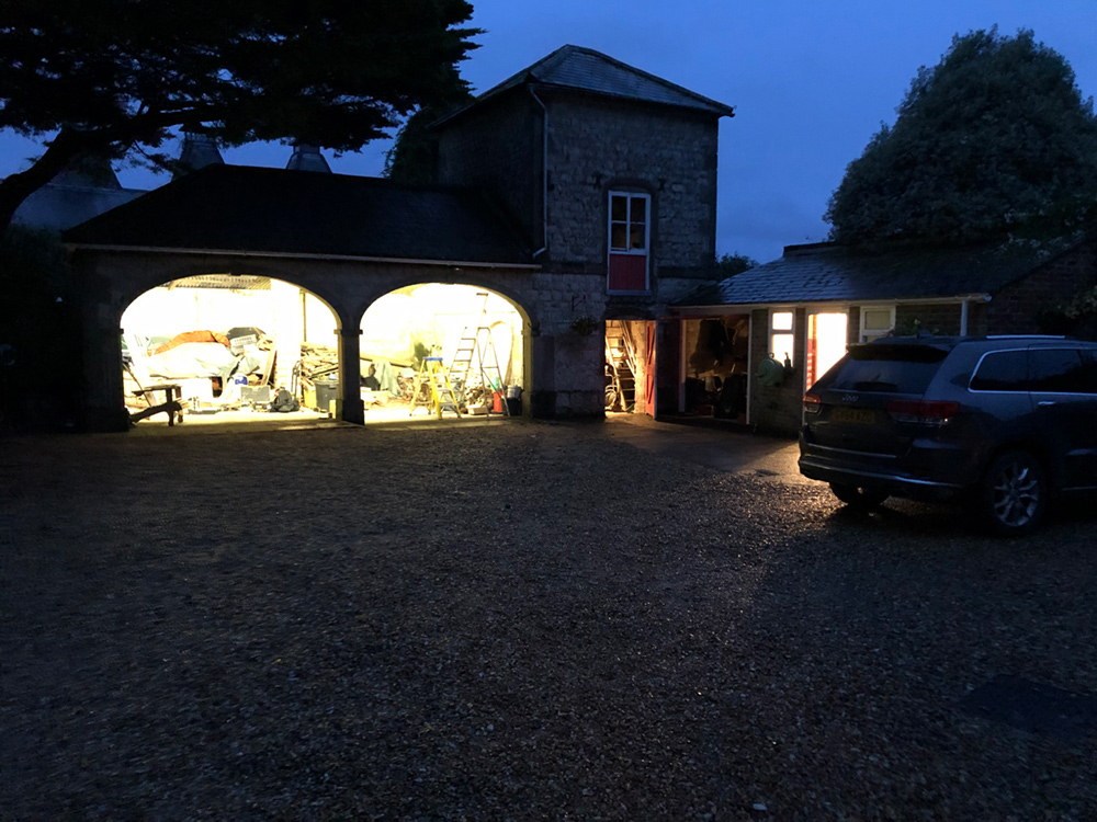 Garden and exterior lighting by Craig Garner Electrical Ltd. Surrey