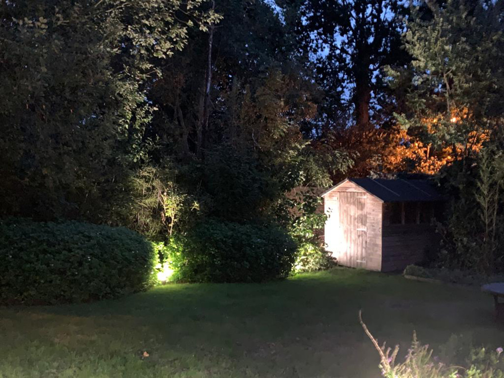 Garden and exterior lighting by Craig Garner Electrical Ltd. Surrey