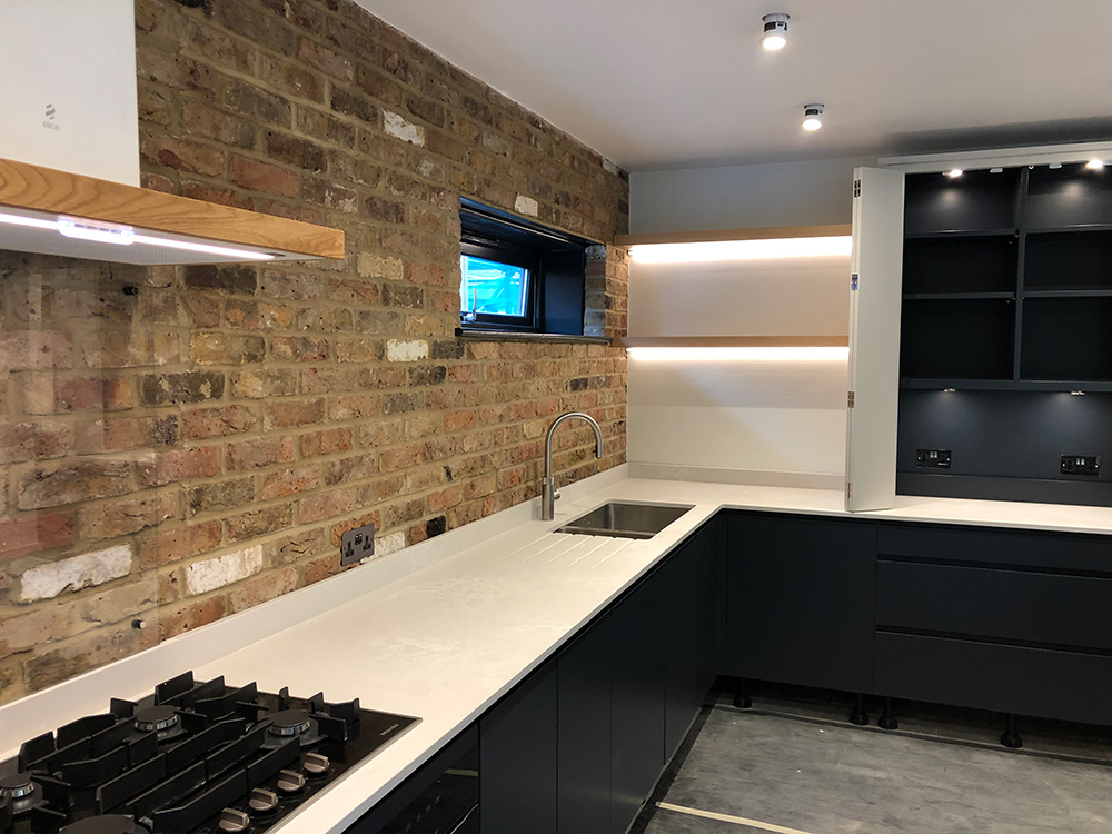 Kitchen electrical installation by Craig Garner Electrical Ltd. Surrey