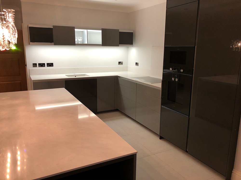 Kitchen electrical installation by Craig Garner Electrical Ltd. Surrey