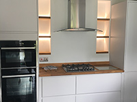 Kitchen electrical installation by Craig Garner Electrical Ltd. Surrey