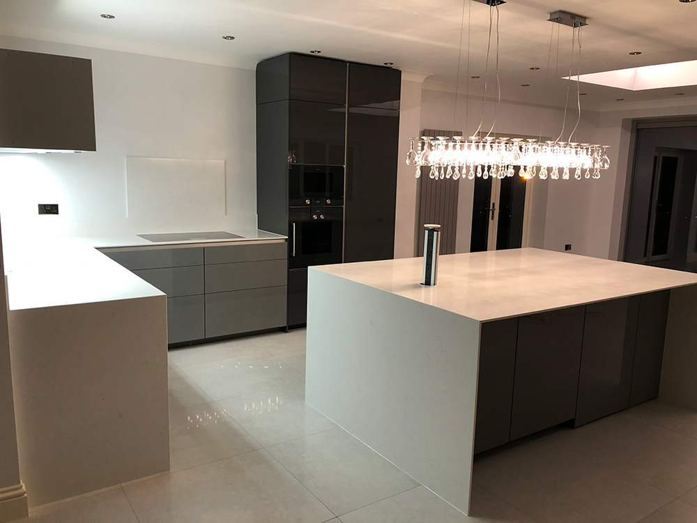 Kitchen electrical installation by Craig Garner Electrical Ltd. Surrey