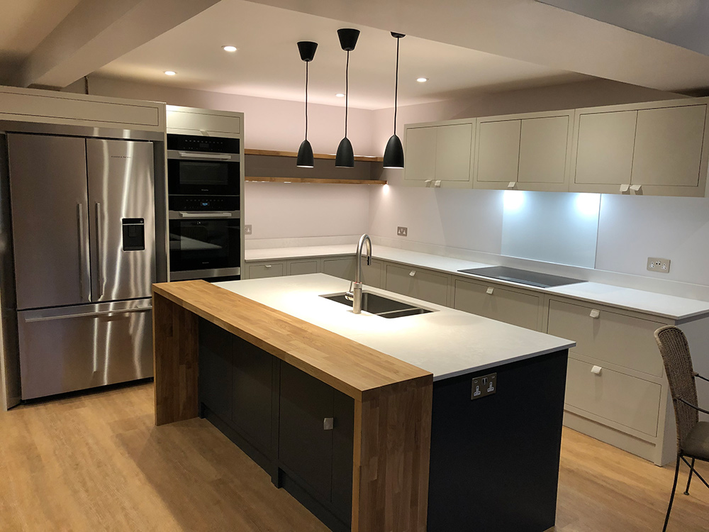 Kitchen electrical installation by Craig Garner Electrical Ltd. Surrey