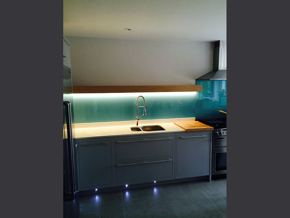 Kitchen electrical installation by Craig Garner Electrical Ltd. Surrey