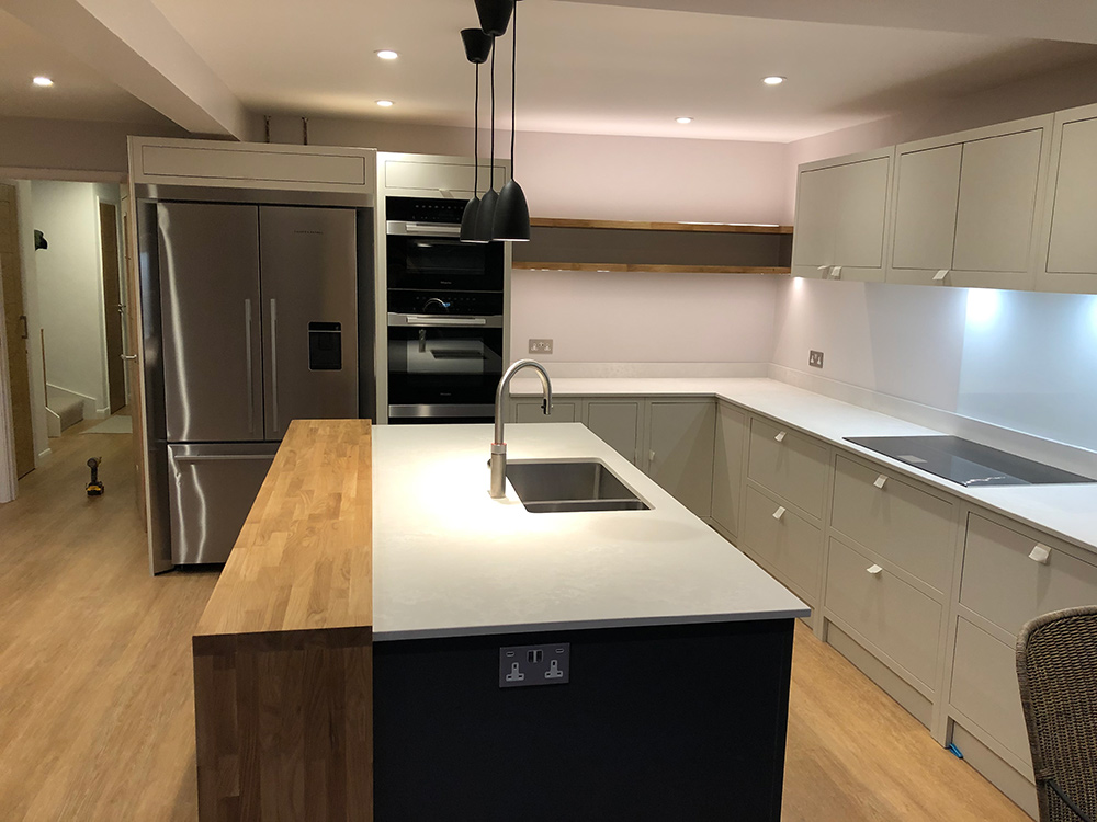 Kitchen electrical installation by Craig Garner Electrical Ltd. Surrey