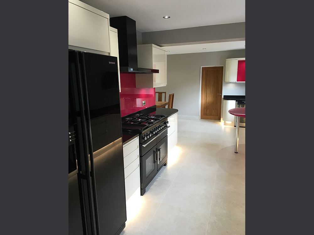 Kitchen electrical installation by Craig Garner Electrical Ltd. Surrey