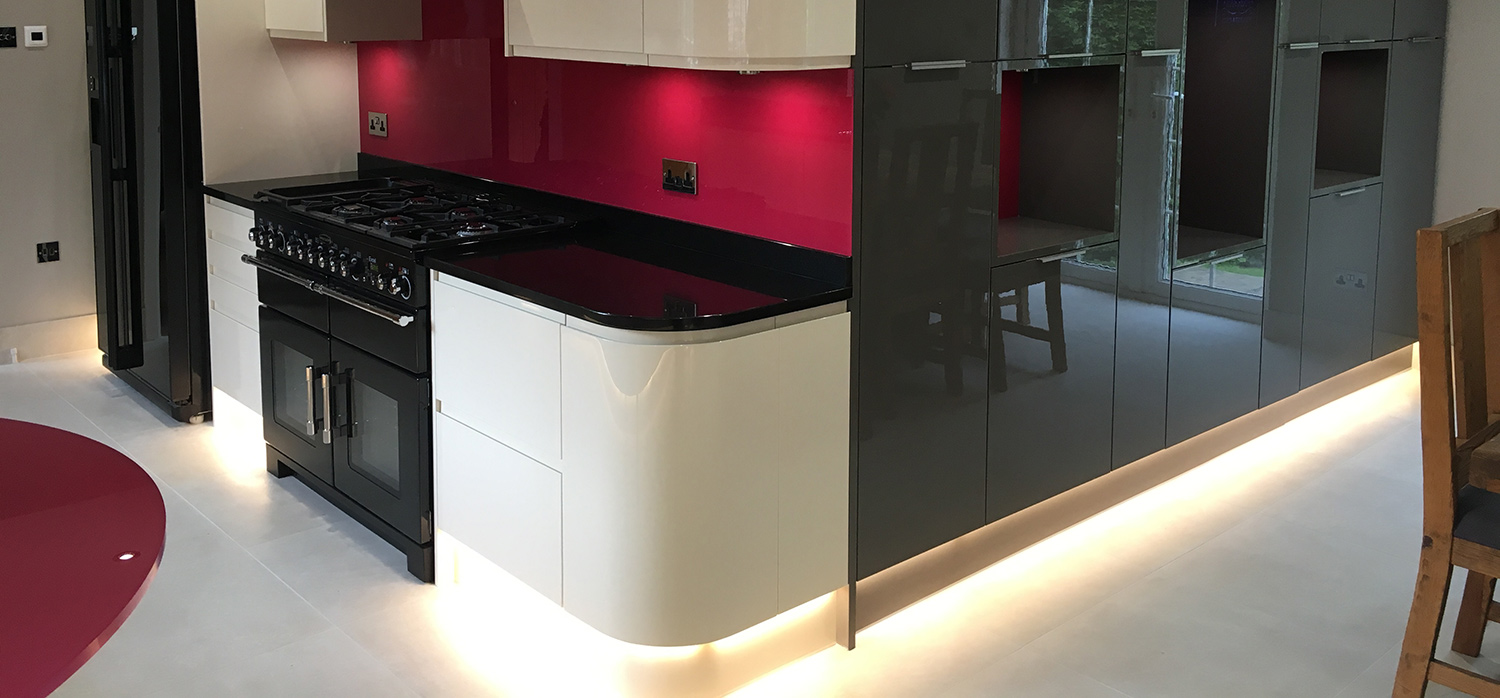 Kitchen electrical installation by Craig Garner Electrical Ltd. Surrey