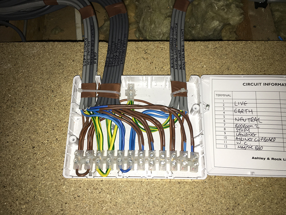 Electrical rewiring by Craig Garner Electrical Ltd. Surrey