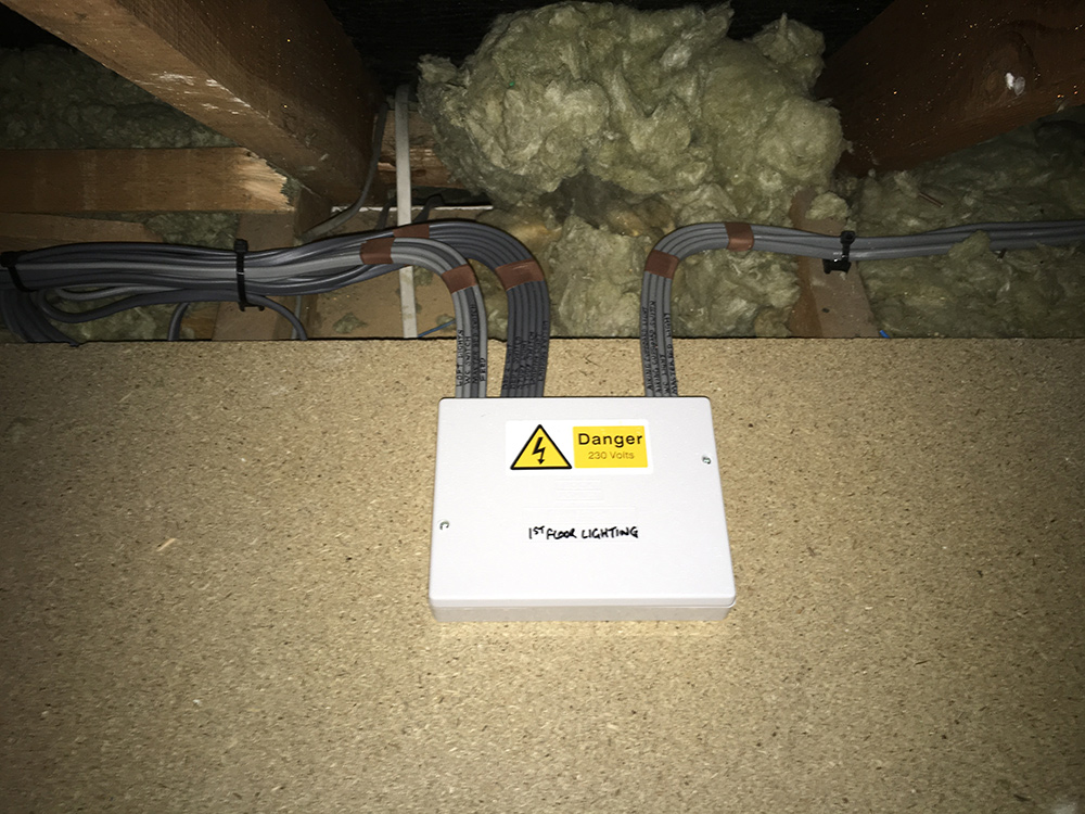 Electrical rewiring by Craig Garner Electrical Ltd. Surrey