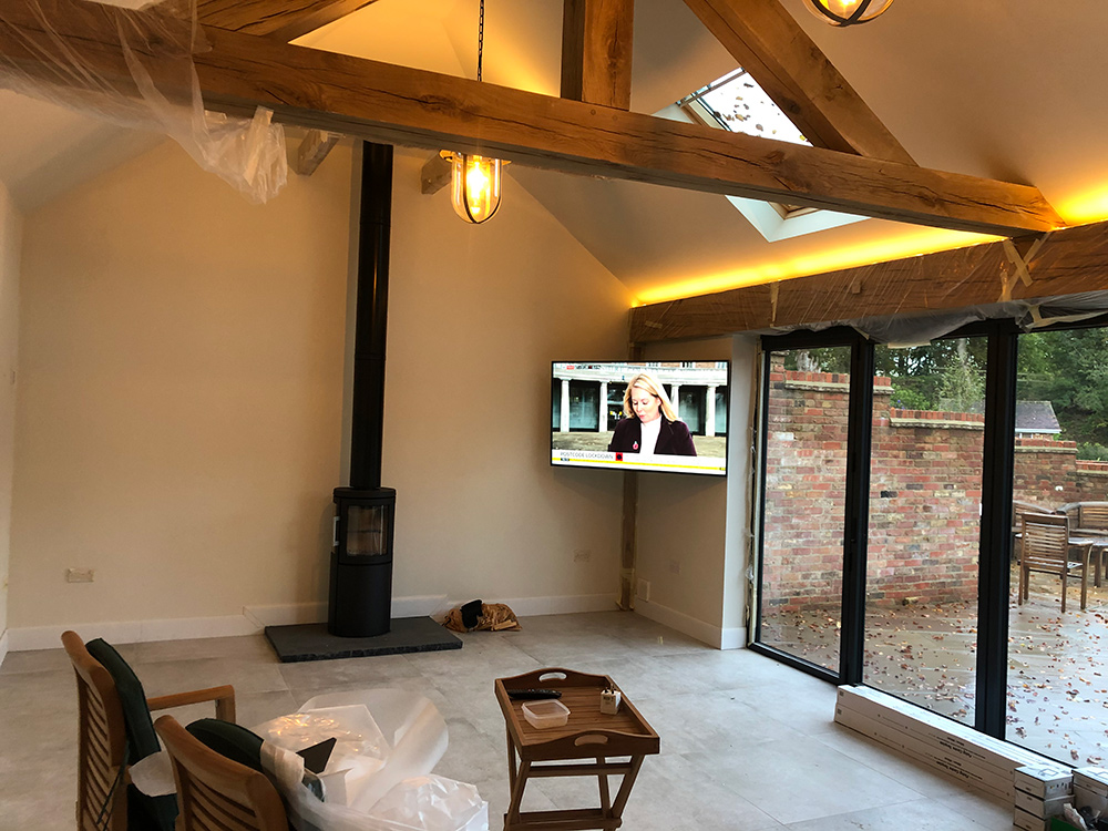 Specialist lighting installation by Craig Garner Electrical Ltd. Surrey