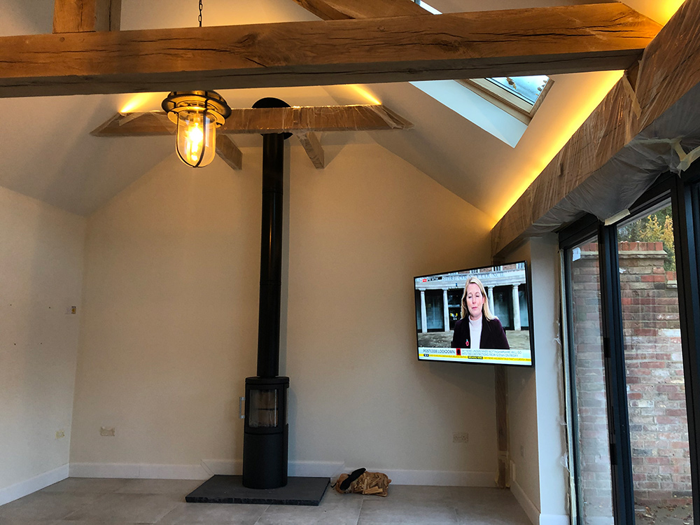 Specialist lighting installation by Craig Garner Electrical Ltd. Surrey