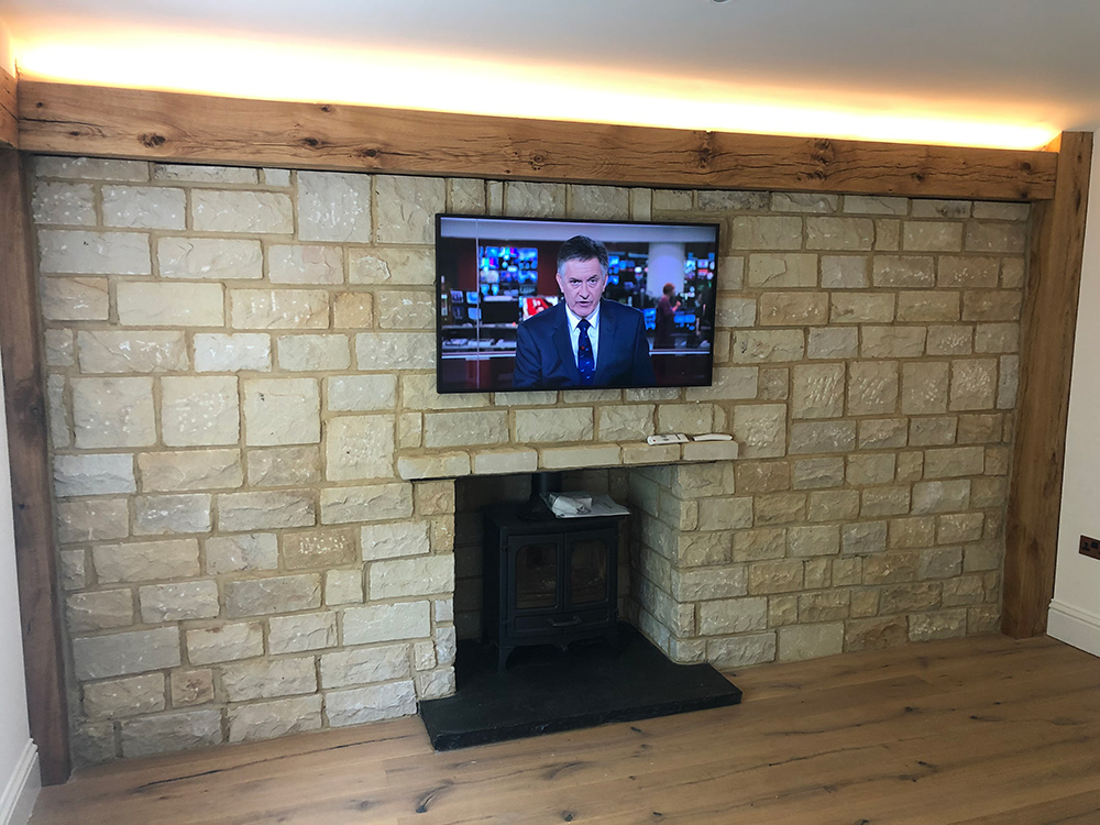 Television and Audio-visual installation by Craig Garner Electrical Ltd. Surrey